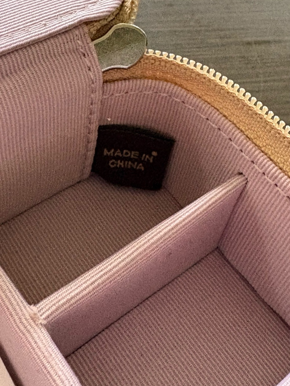 COACH Lavender Madras Plaid Jewelry Box, NWT - Picture 7 of 12